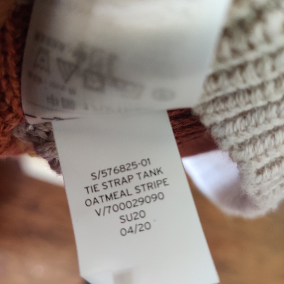 Gap Striped Tie Strap Knit Tank Top NWT - Picture 10 of 13